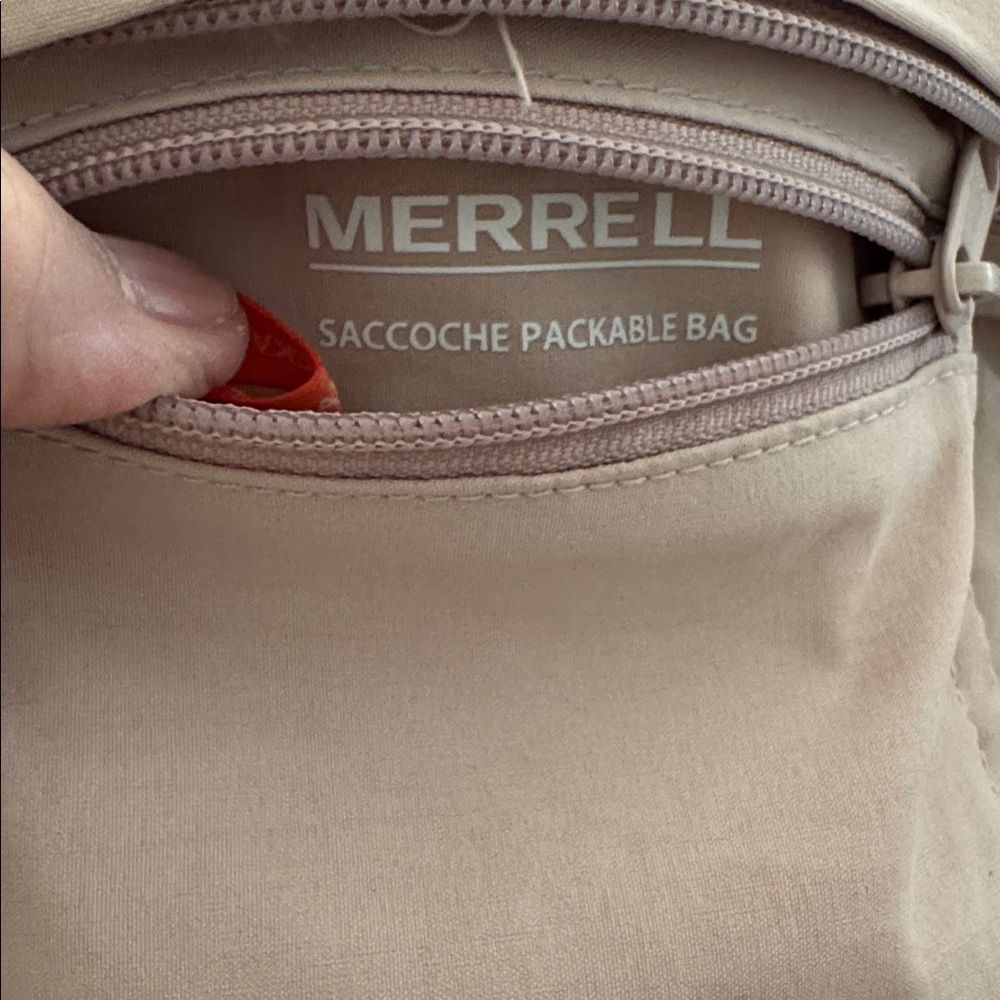 MERRELL Packables Shoulder Bag-8 x 5”-EUC crossbody travel camping travel hiking - Picture 5 of 5